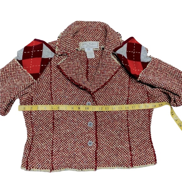 Gilles Dufour Paris, Wool Cashmere blend Cropped Tweed Jacket - Picture 8 of 10